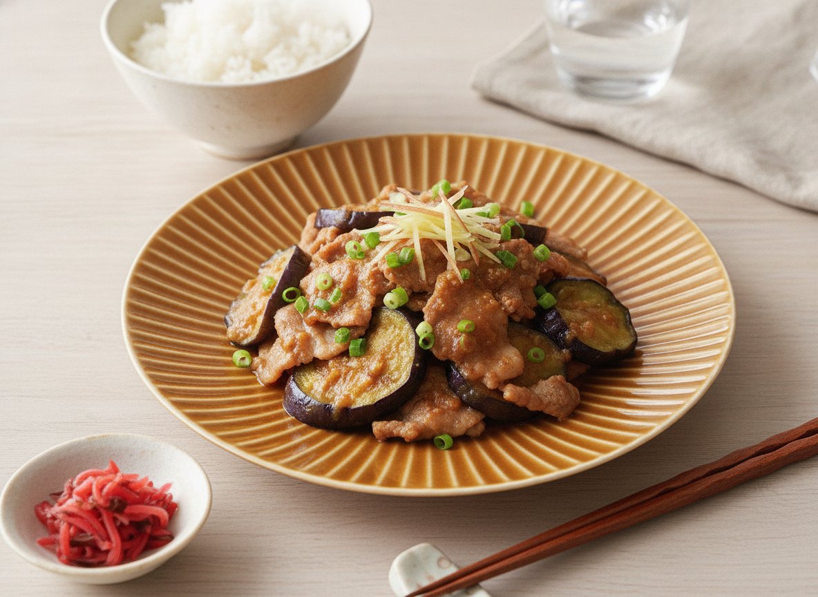 色釉 しのぎ 大皿 波佐見焼 ブラウンに合う料理