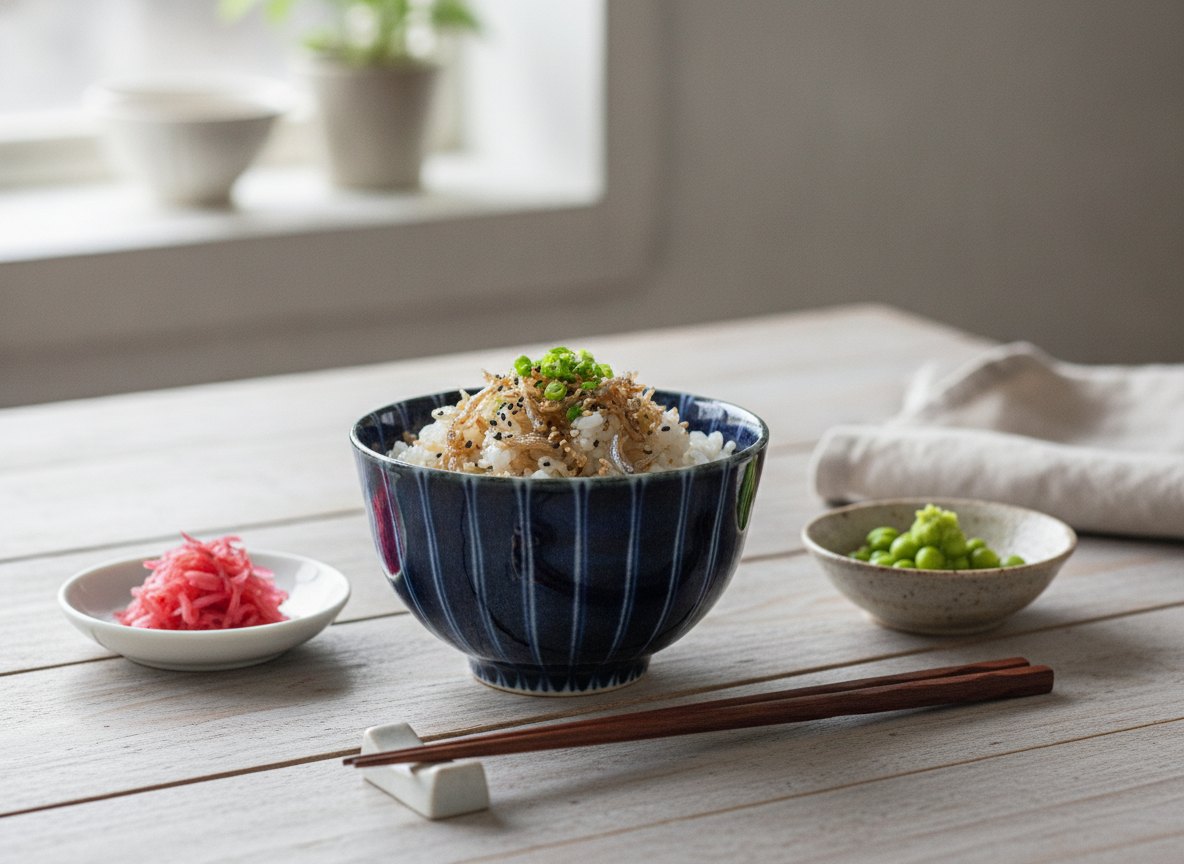 古染十草 お茶碗 波佐見焼に合う料理