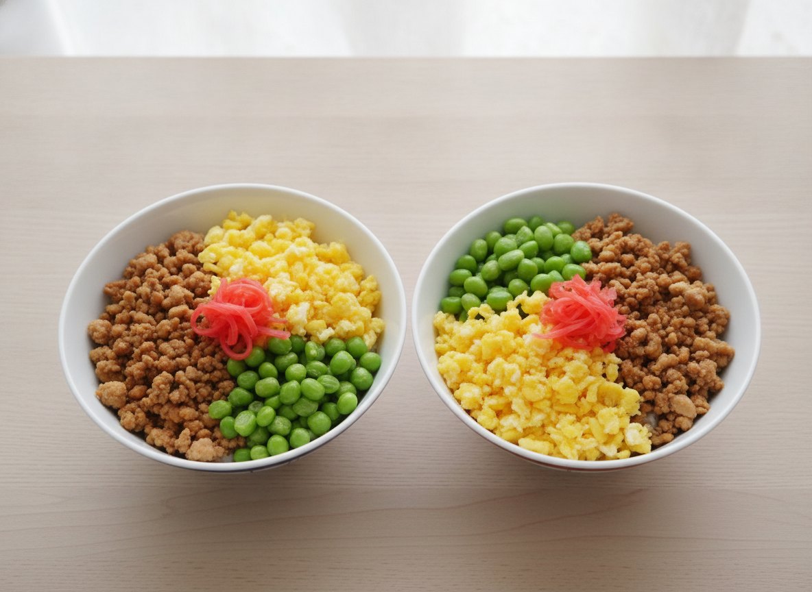 呉須巻・朱巻 格子 お茶碗 波佐見焼 レッドに合う料理