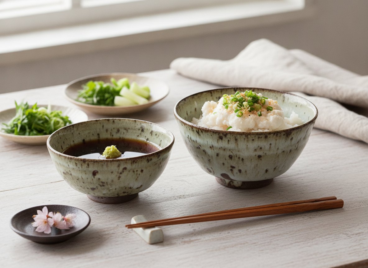 黒陶 ワラ灰釉 茶碗 波佐見焼 大に合う料理