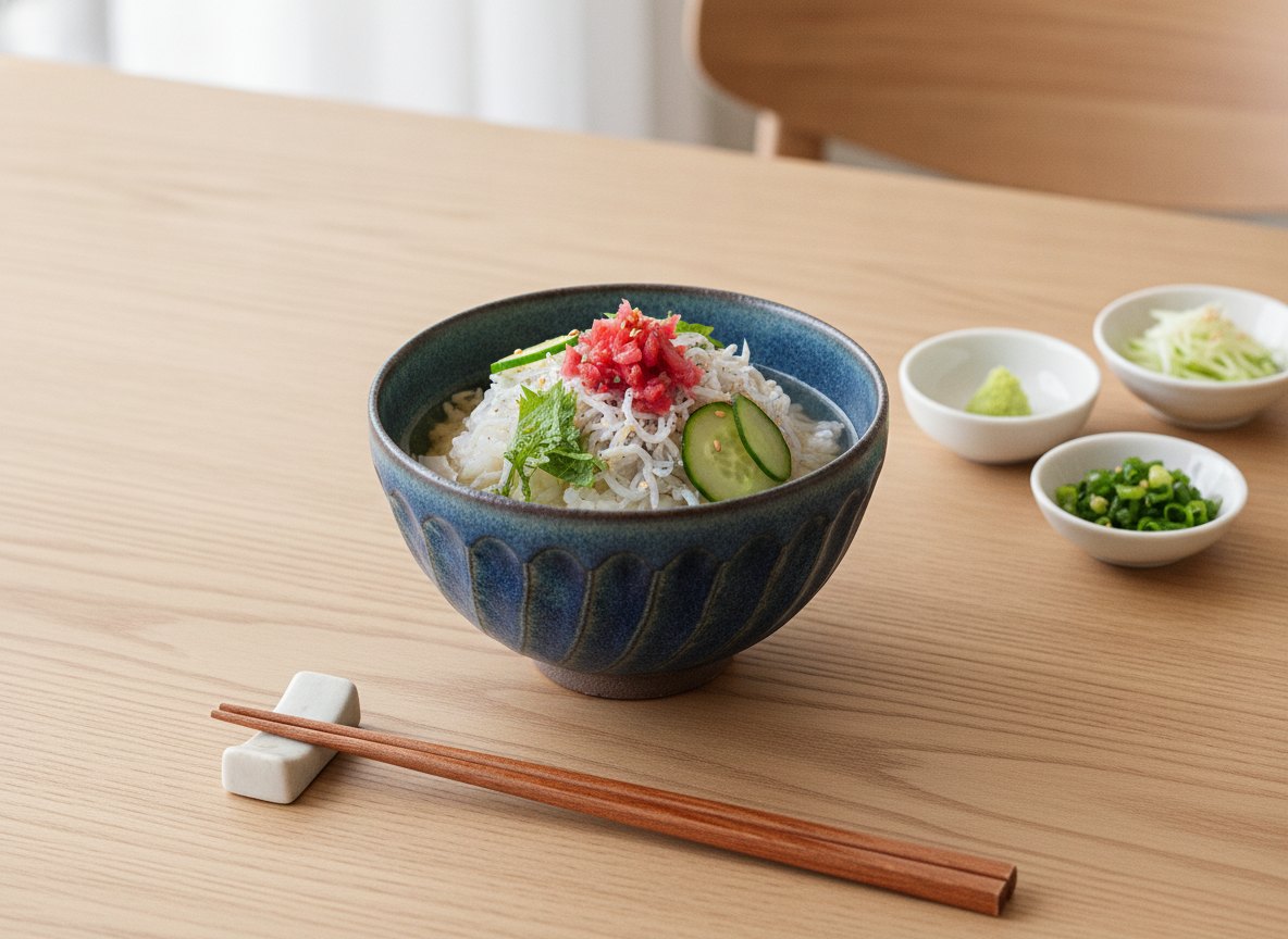 窯変 ねじり縞 茶碗 小 波佐見焼 ブルー(小)に合う料理