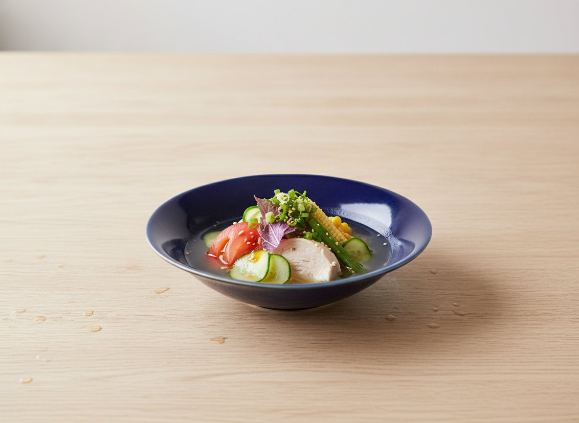 白磁 / 瑠璃釉 多様鉢 波佐見焼 瑠璃釉（ブルー）に合う料理