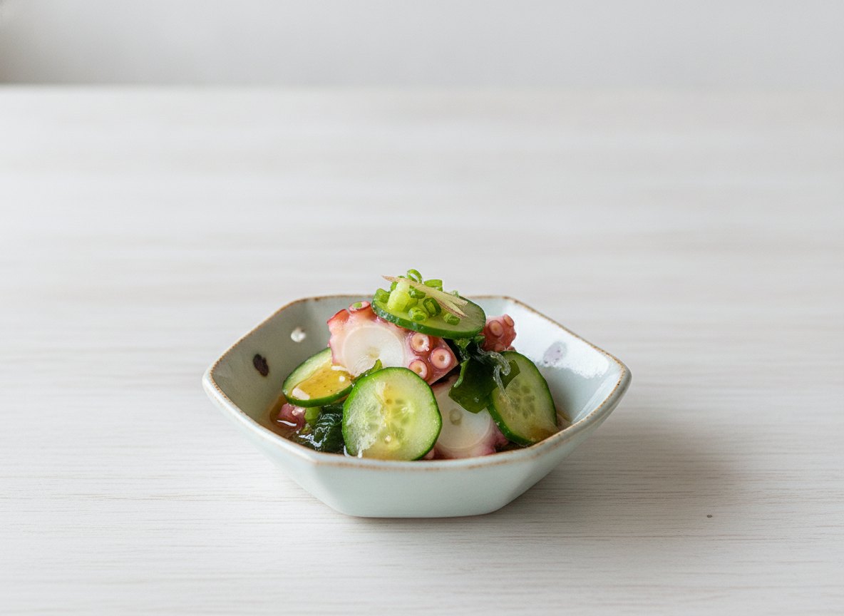 六角小付け 波佐見焼 色絵地紋に合う料理