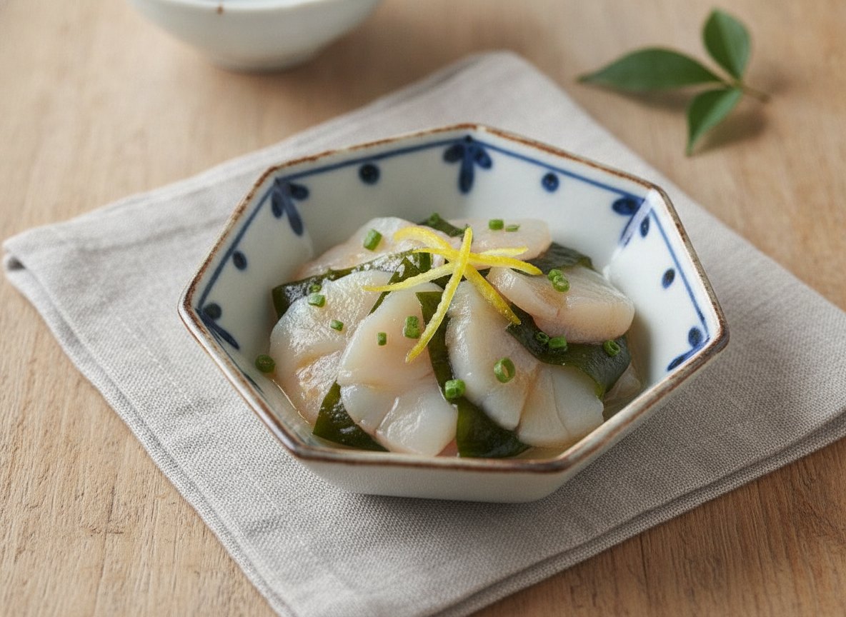 六角小付け 波佐見焼 染付輪花紋に合う料理