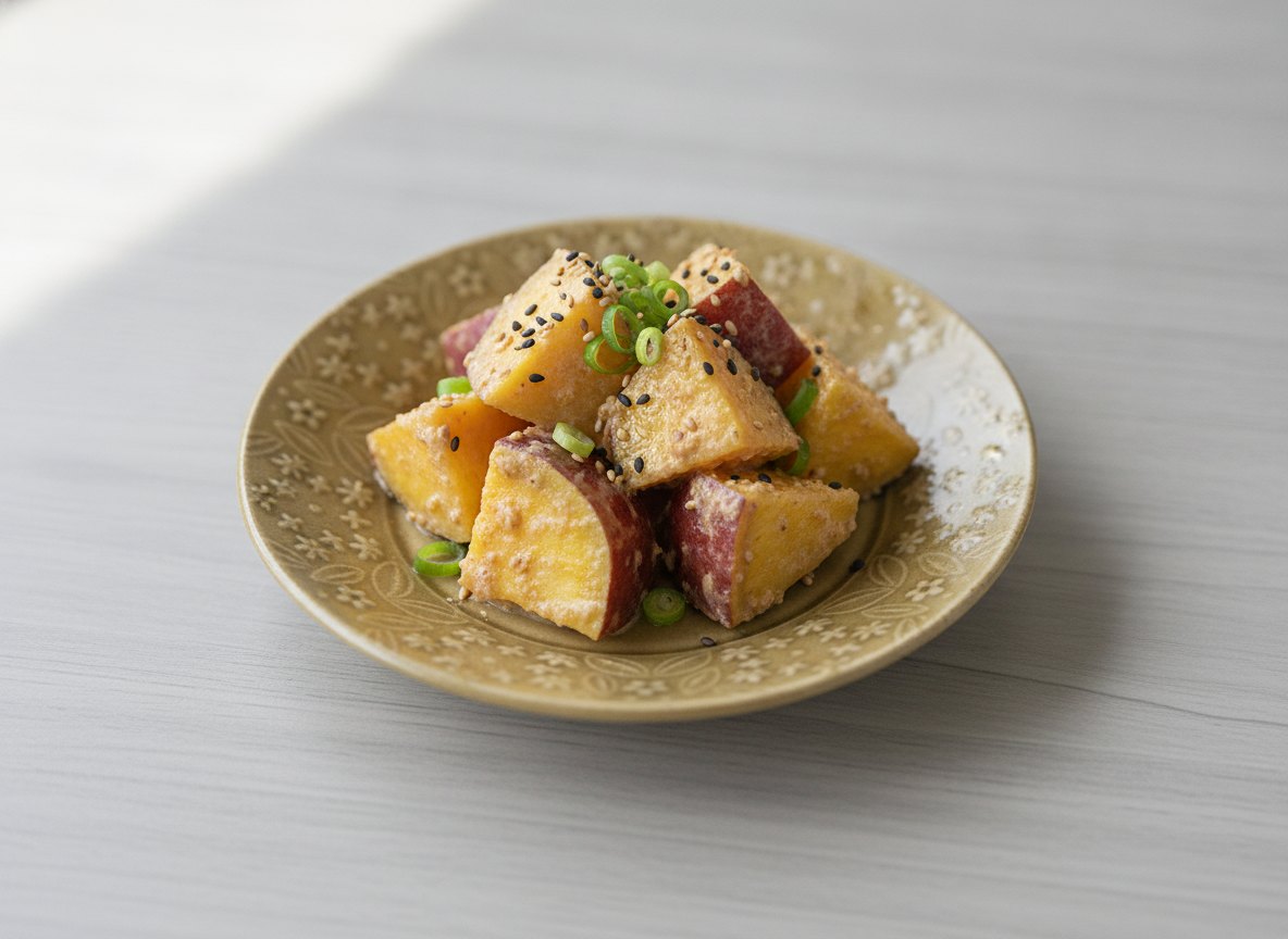 ねずみとラ レースフラワー プレート 小 吉田焼 キャメルに合う料理
