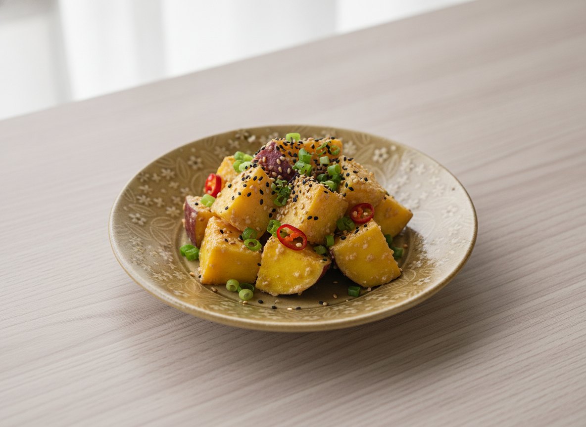 ねずみとラ レースフラワー プレート 小 吉田焼 キャメルに合う料理