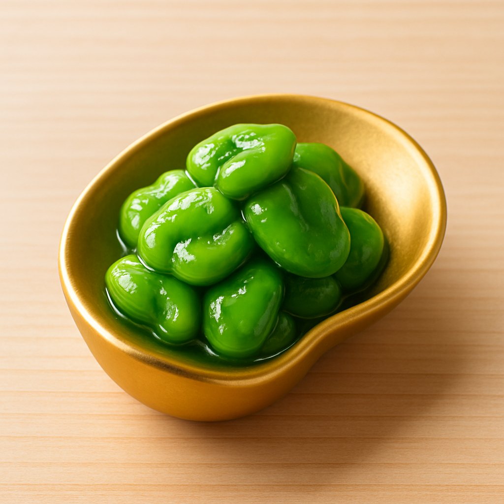 そら豆 箸置き 有田焼 ゴールドに合う料理