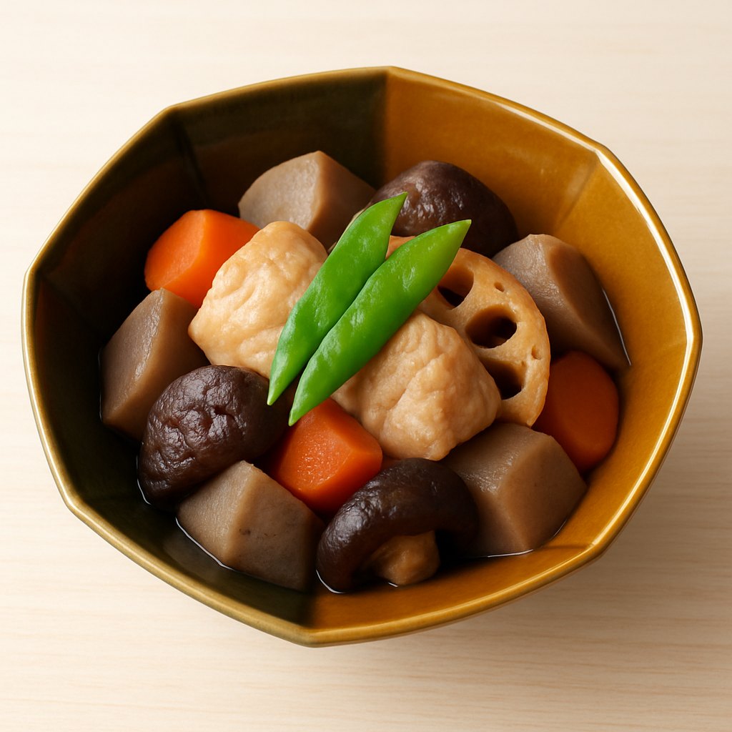 キャメル掛け分け 八角大鉢 有田焼に合う料理